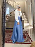 Paula Side-Pockets Flare Skirt